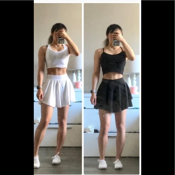 🎁Tall Lululemon High Rise Court Rival Skirt-Black - Picture 15 of 16